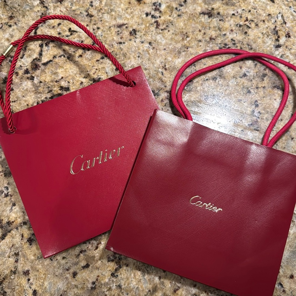 Cartier bags both as a set